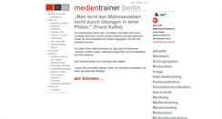 Desktop Screenshot of medientrainer-berlin.de